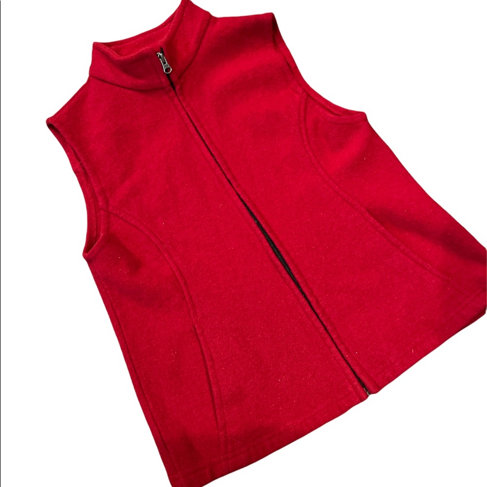 Global culture wool‎ vest